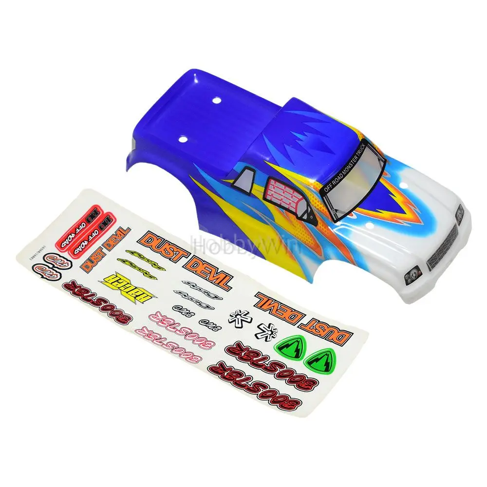 Деталь HBX 16310 синий кузов грузовика + наклейки для Haiboxing 1/16 RC монстр-Трак 16883 |