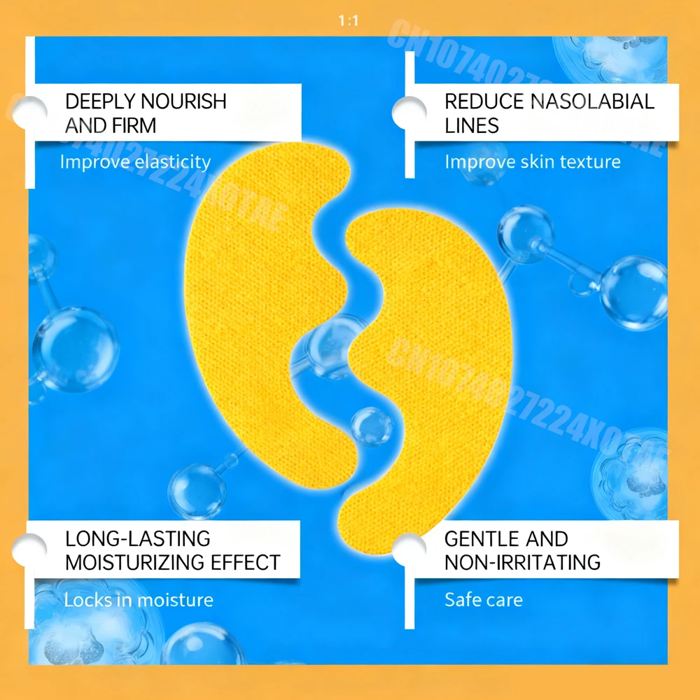 Фото Пластырь со складками на носогу содержит коллагеновую гиалуроновую кислоту, укрепляющий кожу, выцветает тонких линий, глубоко увлажняющая маска для лица против морщинA №4