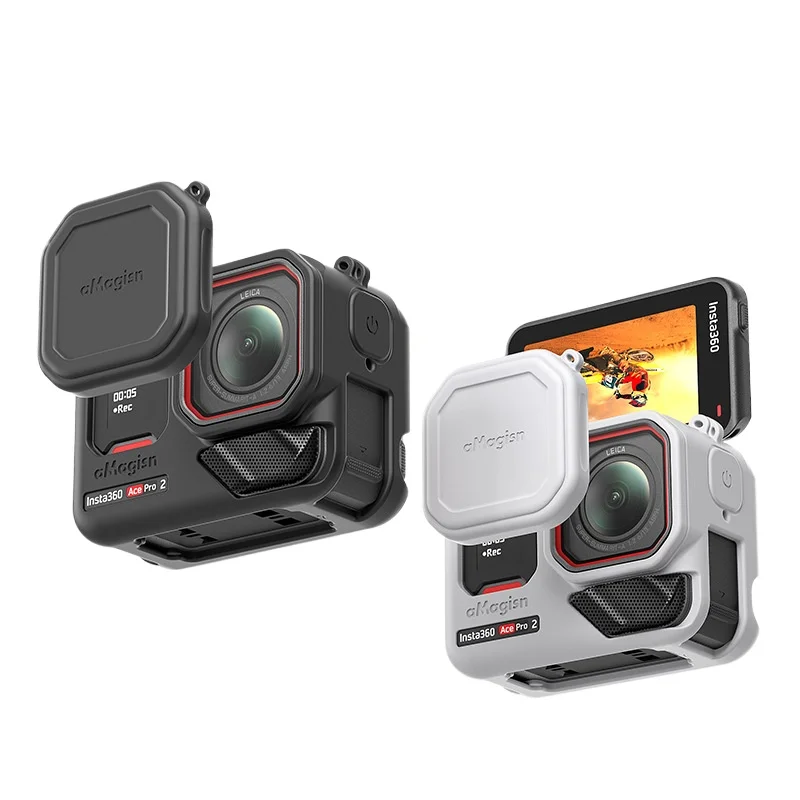 Силиконовый чехол для Insta360 Ace Pro 2 защитный защитные аксессуары корпуса объектива