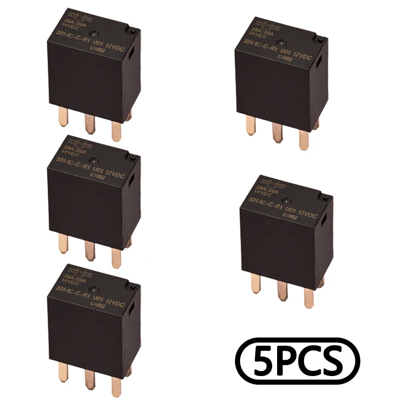 

1-5 шт. 12VDC 301-1c-r1 U01 автомобильное реле 35a/20A 5 футов 301-1C-S-R1