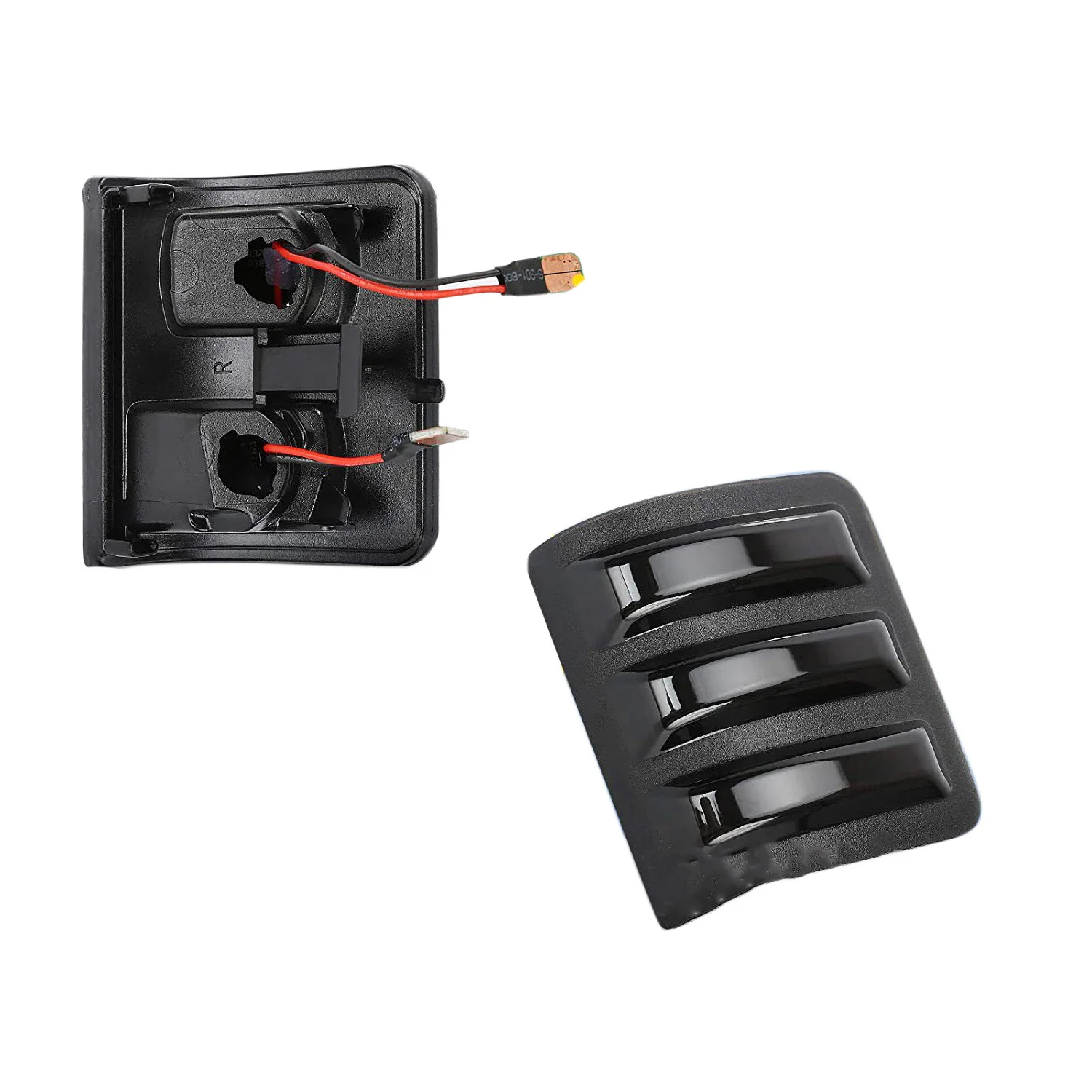 1Pair Dynamic Turn Signal Light Side Mirror Indicator for Ford F250 F350 F450 F550 1448141 1448140