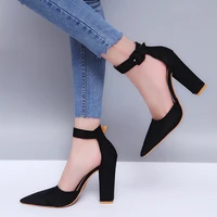 plus size 43 summer sexy ladies office high heels female zapatos mujer pointed toe pumps women dress shoes woman party sandals