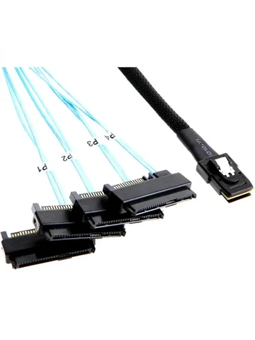 Mini 36P SFF-8087 до 4 разъемов SFF-8482 SAS кабель