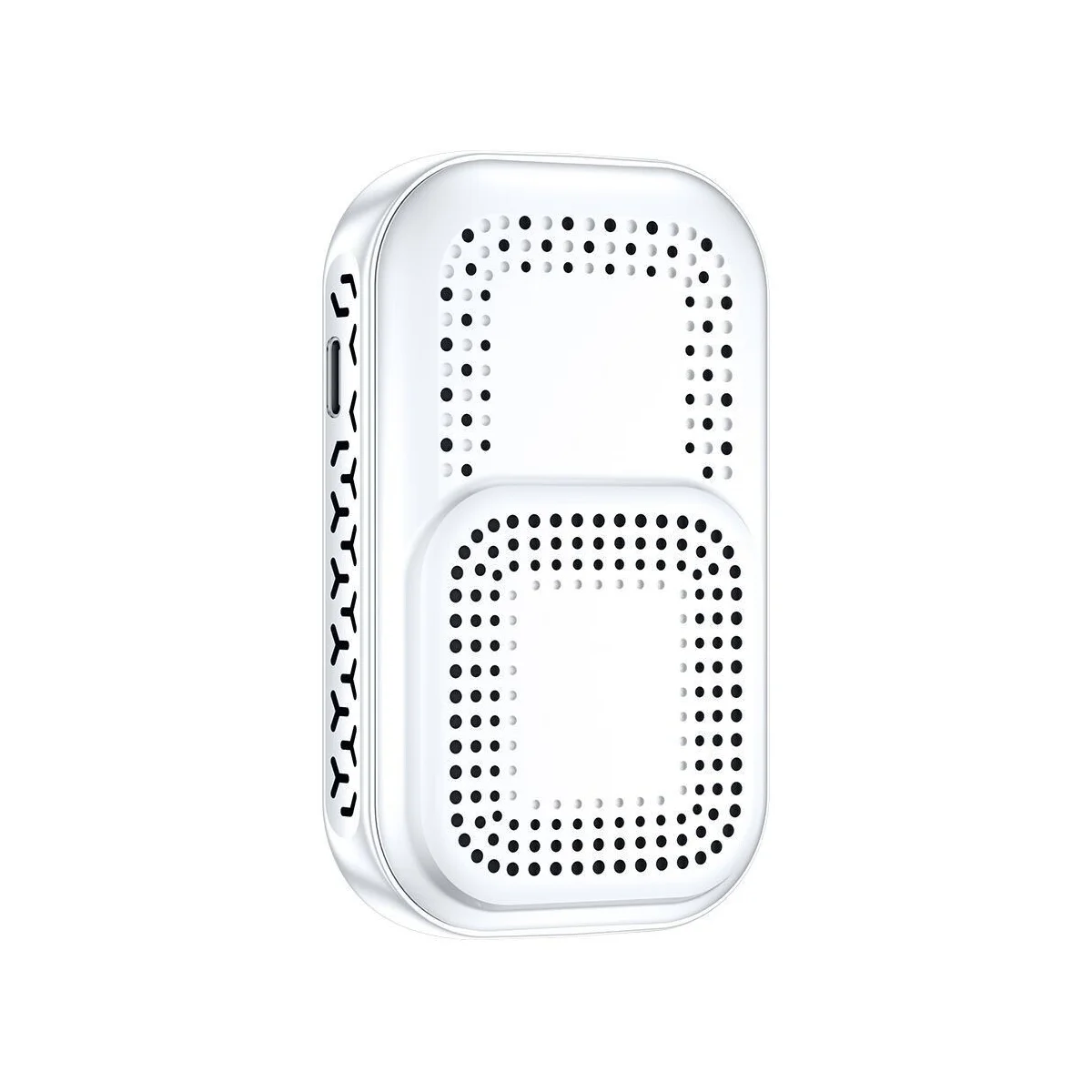 

5 in 1 Air Quality Detector Semiconductor Sensors HCHO TVOC CO2 Temperature Humidity Tester Air Monitor White