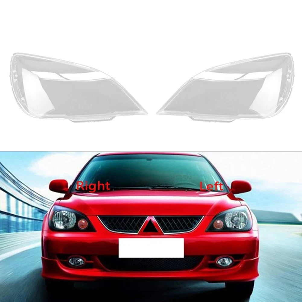 Накладка на правую фару автомобиля прозрачная накладка линзу для Mitsubishi Lancer 2007-2011