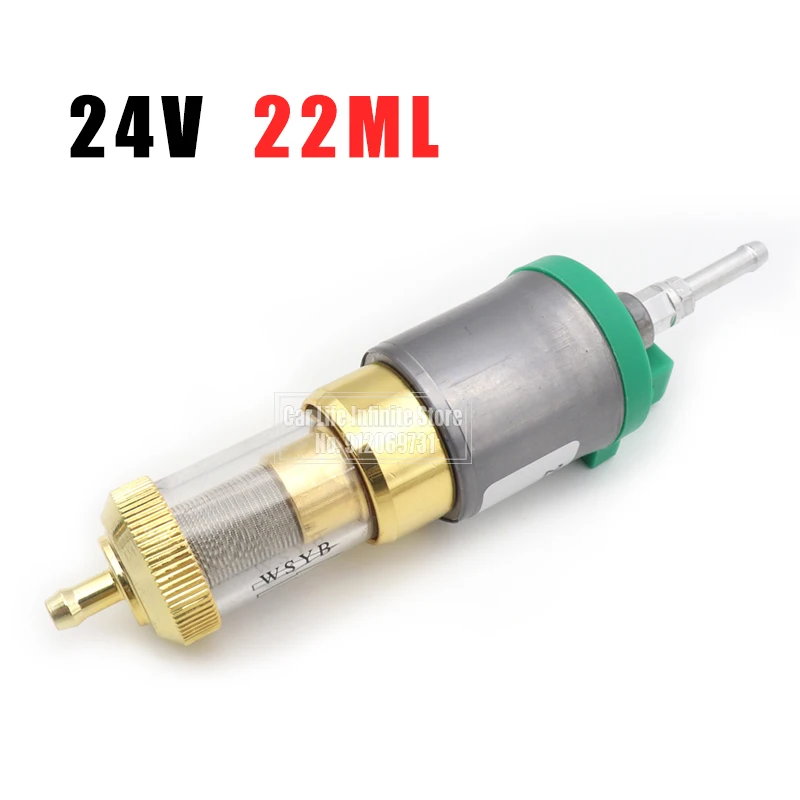 

12 В/24 В 22 мл/28 мл обновление автомобиля сверхнизкий уровень шума нагреватель топливный насос 1 кВт-5 кВт для Eberspacher универсальный автомобильный воздушный дизельный парковочный масляный насос