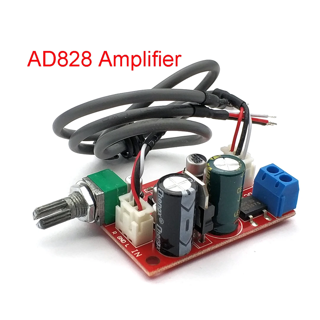 

AD828 аудио OP AMP, микрофонные усилители с движущейся катушкой, предварительный усилитель, магнитная головная плата Phono, усилитель, плата, DC9-24V