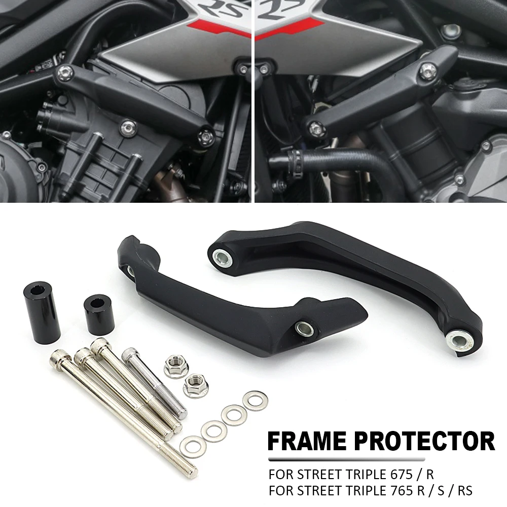 FOR Street Triple 765 R S RS 765S 765R 765RS 675 675R Motorcycle Engine Guard Crash Frame Slider Falling Protector Cover Kit