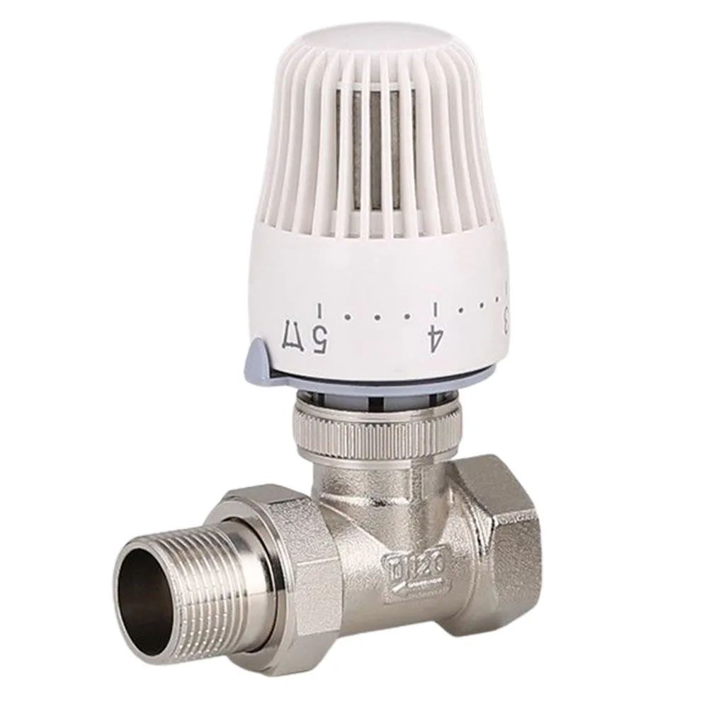 

Thermostatic Valve Floor Heating Temperature Control Thermostat Valve RTL Valve 3/4In Return Temperature Limiter Thermostatic