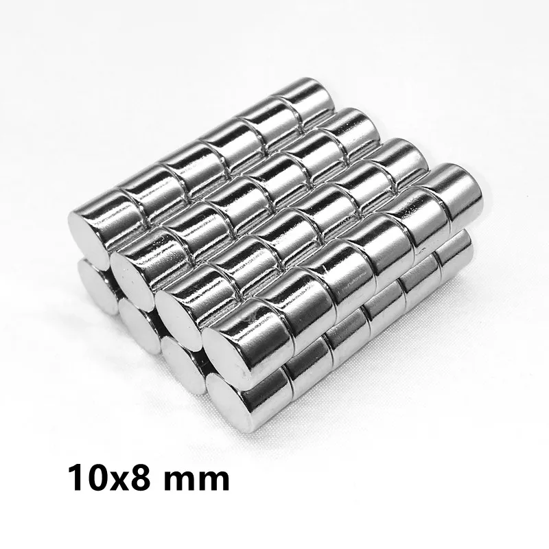 

5~100PCS 10x8 Round Powerful Magnets 10x8mm Sheet Neodymium Magnet Disc 10x8mm Permanent NdFeB Strong Magnetic magnet 10*8 mm
