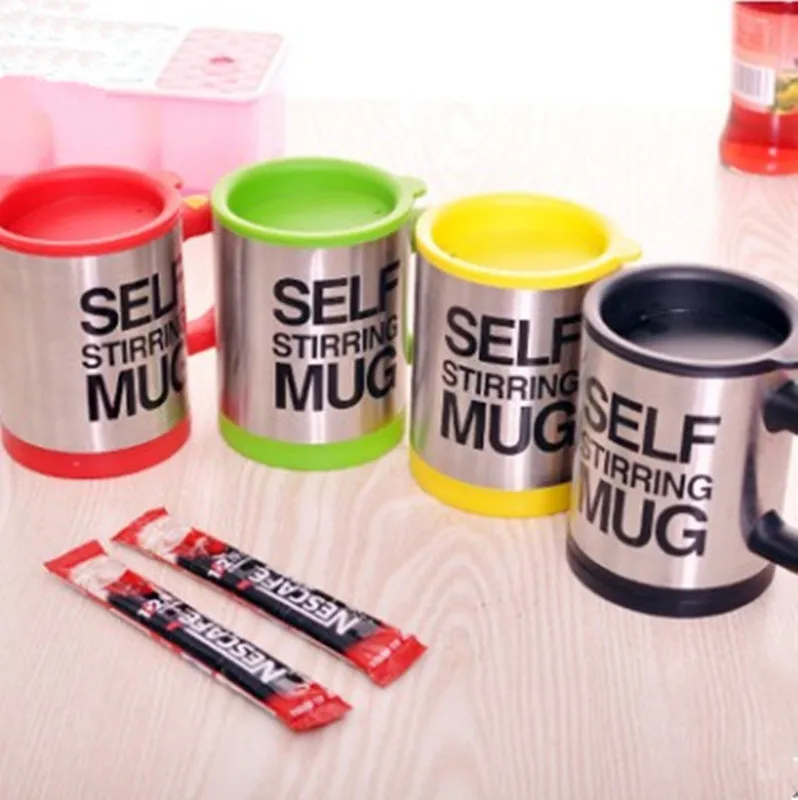 

400ml Mugs Automatic Electric Lazy Self Stirring Mug Cup Coffee Milk Mixing Mug Smart Stainless Steel Juice Mix Cup Drinkware