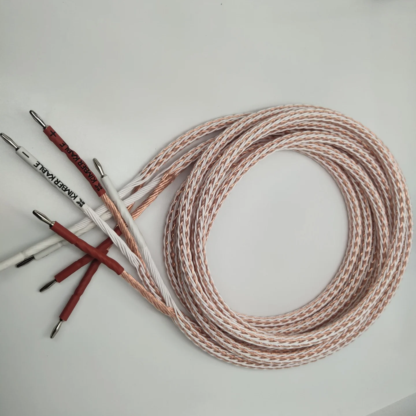 1 пара HiFi 12TC 24 ядра Высокая чистота OCC динамик кабель родиевое покрытие