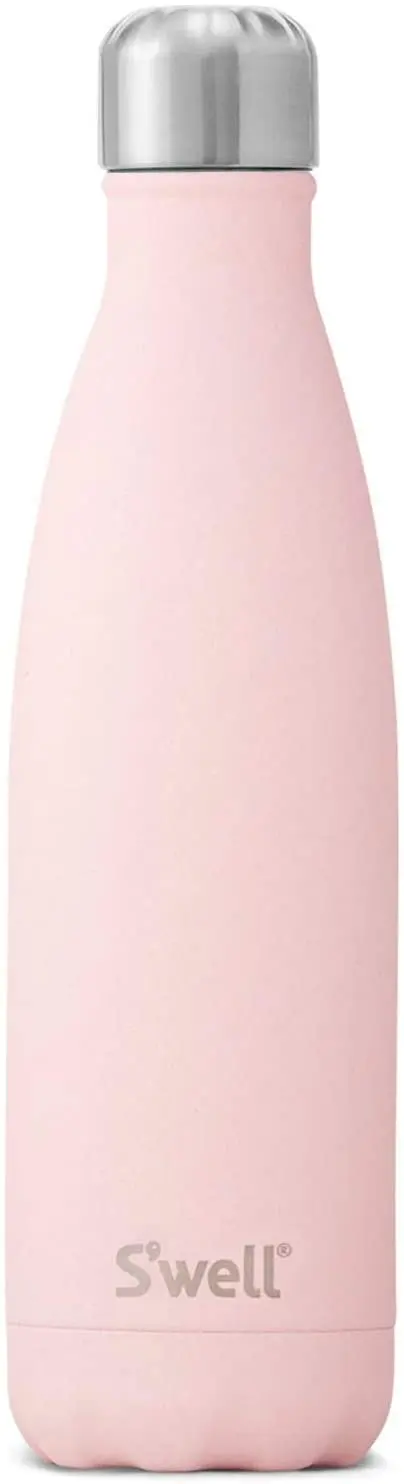 

All Day. Stainless Steel 25oz Incredible Pink Topaz Insulated Water Bottle - Keep Drinks Hot and Cold All Day Long.