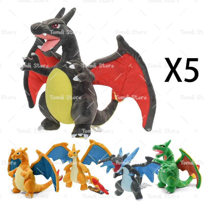 Покемон 5 шт./лот Блестящий плюшевый Charizard Y X Оптовая цена количество мягких
