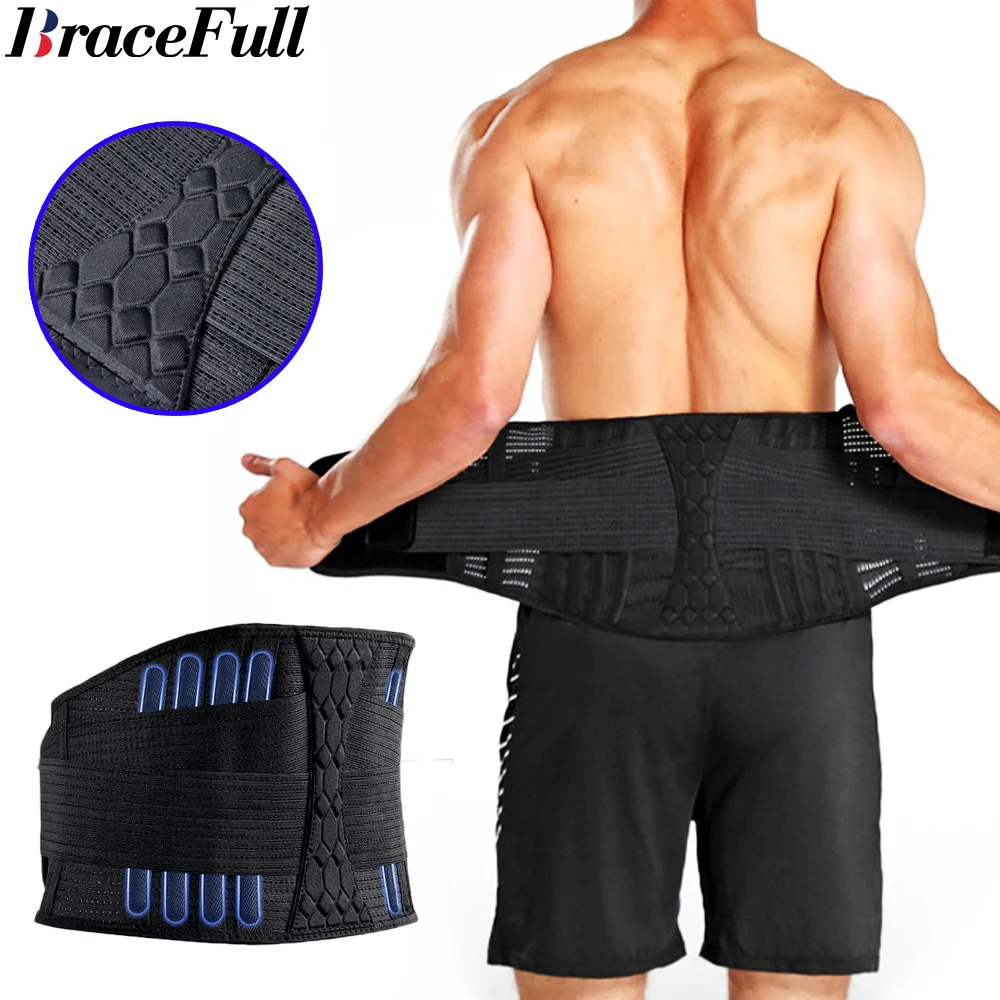 

Lumbar Support Belt for Back Lift Herniated Disc Sciatica Pain Relief Breathable Lumbar Support for Men Women