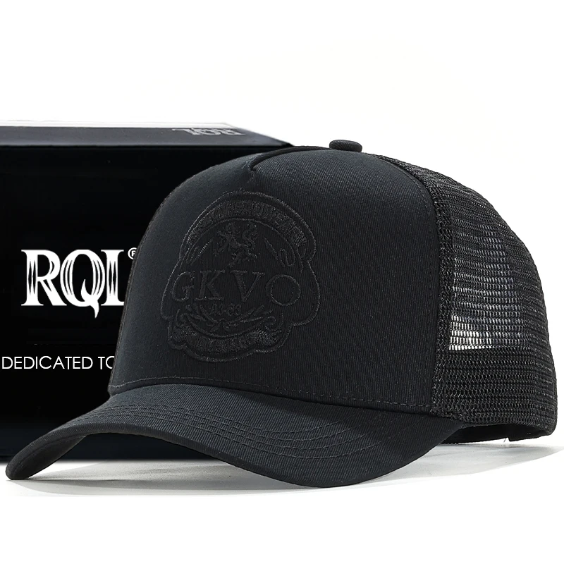 Бейсболка с большой головой для мужчин летняя дышащая сетчатая Кепка гольфа бега