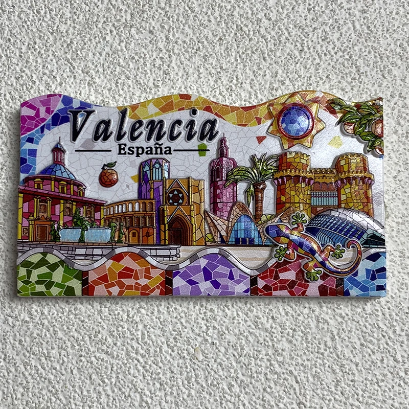 Валенсия (Испанский город) Городские сувениры для путешествий Домашний декор 3D