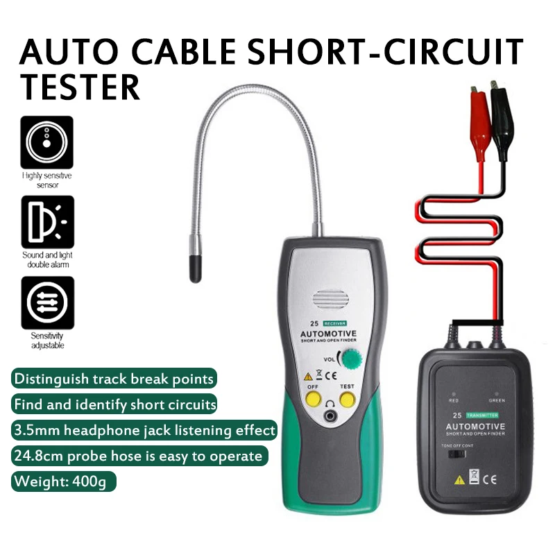 

Car Circuit Scanner Diagnostic Tools Dc Circuit Tester EM415 DY25 Cable Tracker Automotive Short Open Circuit Finder Tester