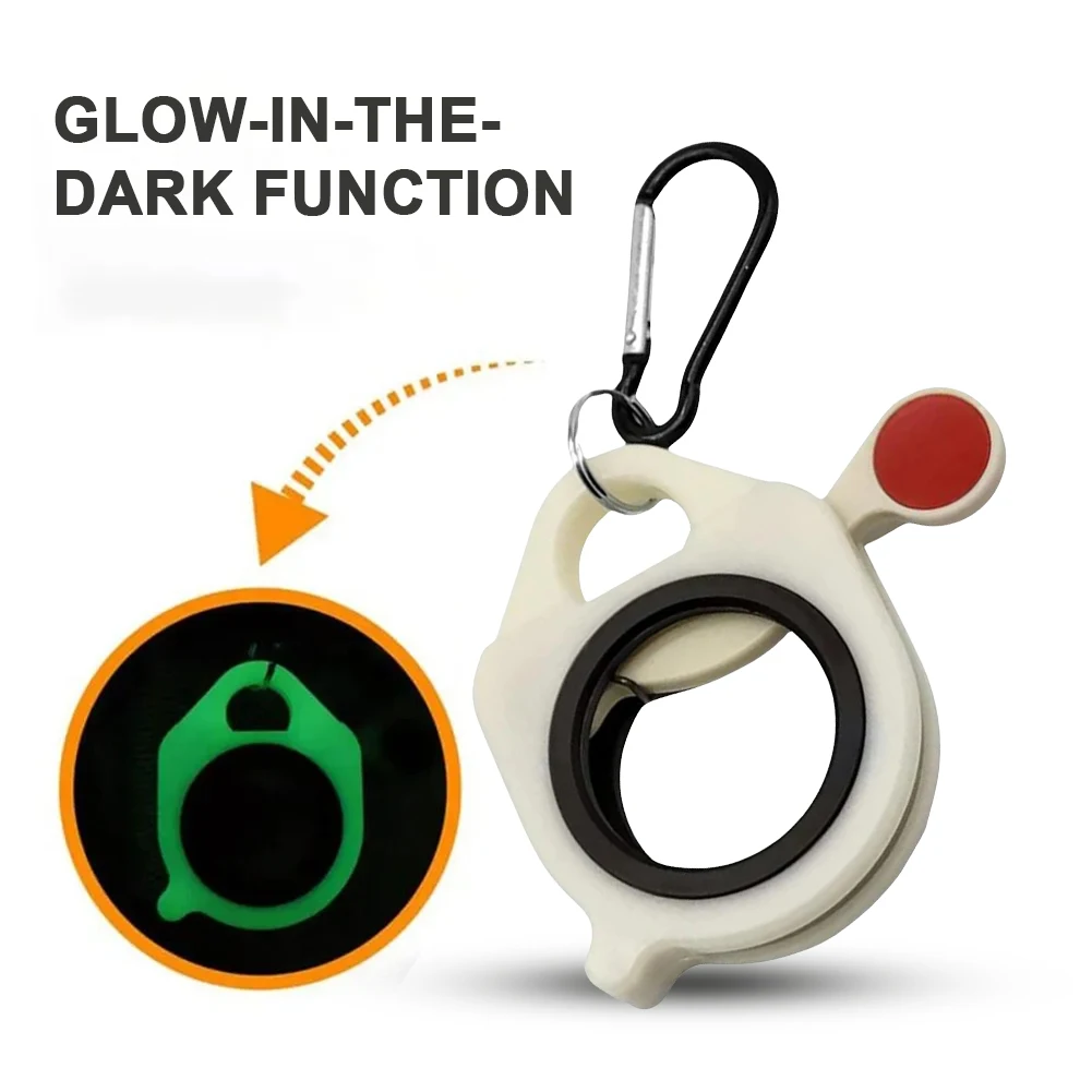 Флуоресцентный Пластиковый Органайзер Для Кабельных Стяжек Многоразовый Зажим