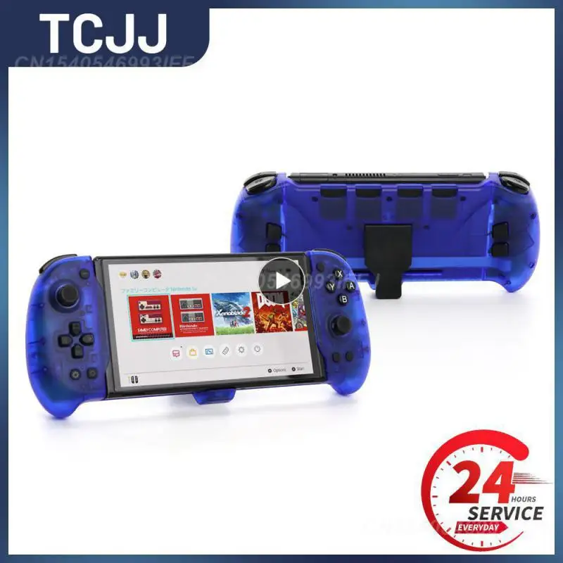 

400.00g Gamepad Novel In Appearance Easy To Install Game Controller For Switch Oled Console Game Controller With Six Axis