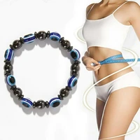 magnet slimming health trendy weight loss magnetic therapy health care blue black stone bracelet for women men weight loss