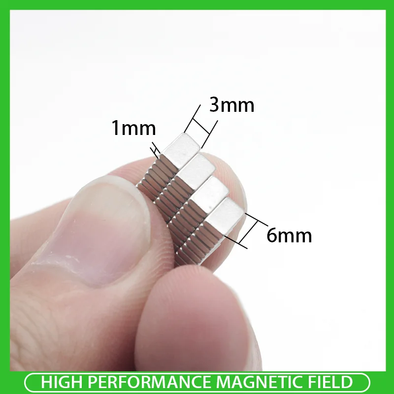 

50~1000PCS 6x3x1mm Neodymium Magnet 6mm x 3mm x 1mm N35 NdFeB Block Super Powerful Strong Permanent Magnetic Imanes