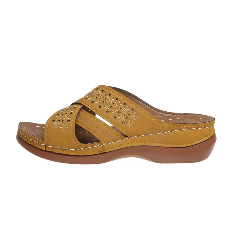 

Women Sandals 2022 Summer Shoes Sandalias Mujer Heels Sandals With Wedges Shoes For Women Soft Bottom Summer Footwear Flip Flops