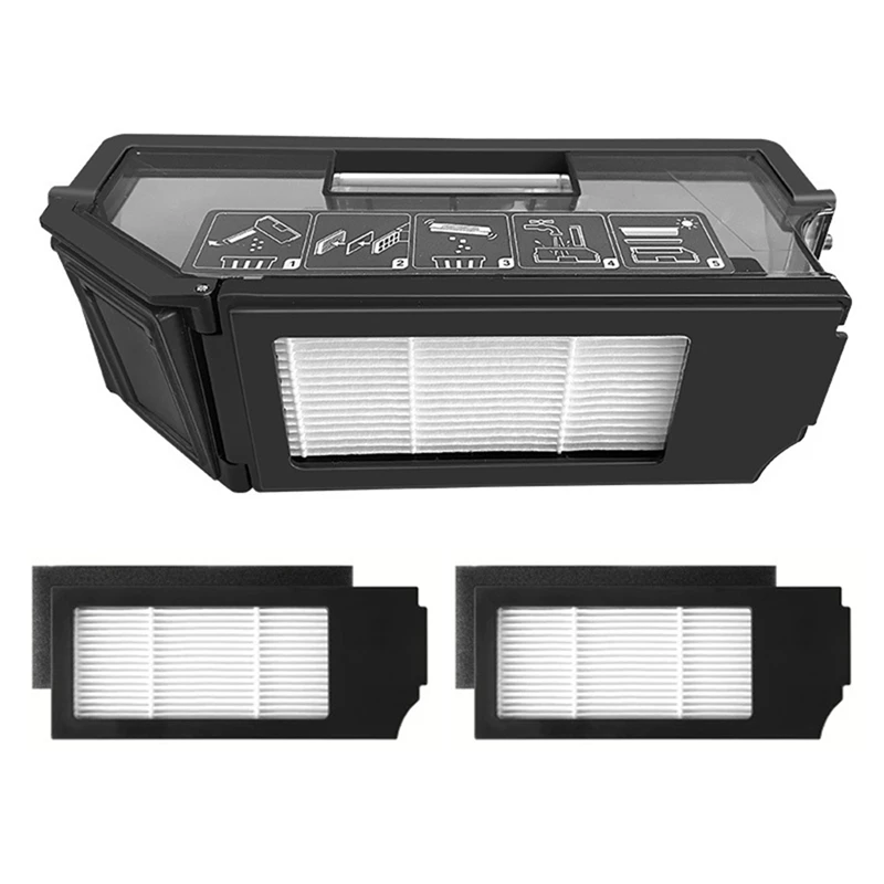 

Пылесборник Для ECOVACS DEEBOT X1 Omni X1 TURBO, HEPA фильтр, пылесборник для робота