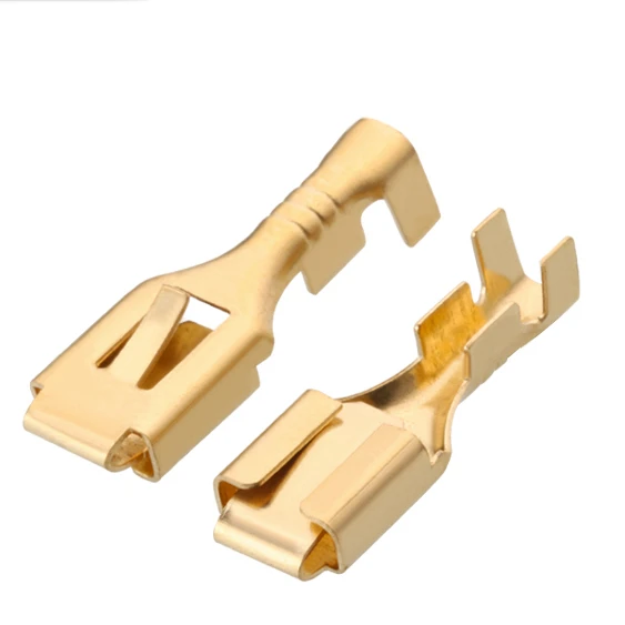 

100 PCS Car Connector 6.3 Plug Thick Socket Copper Female Terminal DJ621-B6.3