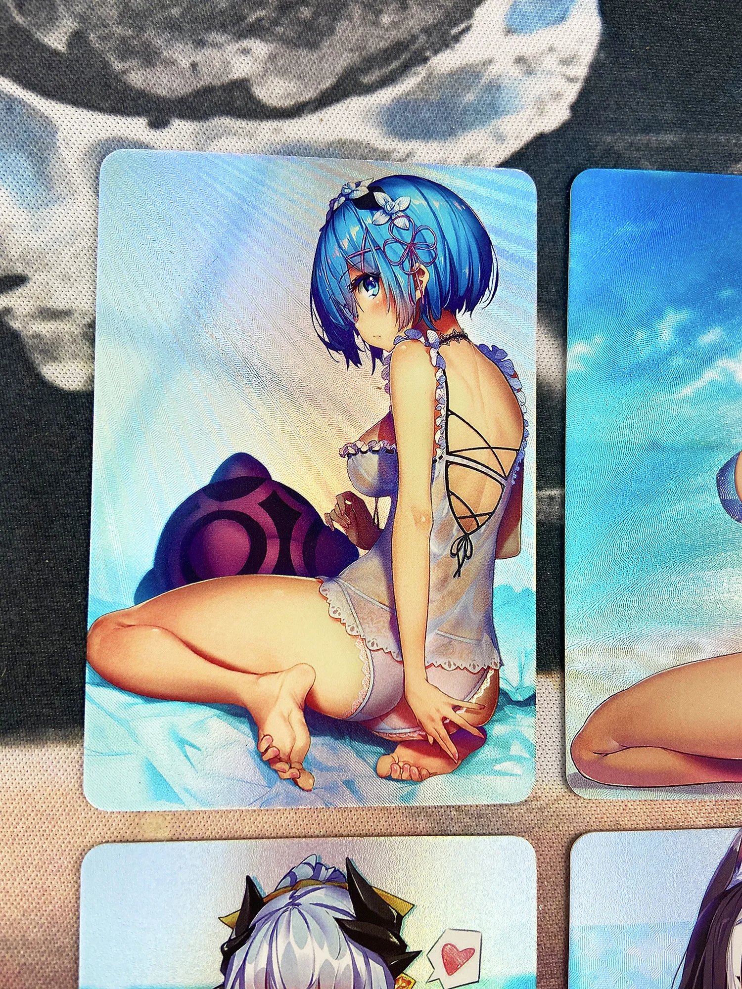 Набор из 9 штук: коллекция аниме-карт "Японские героини Драгон Болл" с образом Андроид 18. Игрушки для самостоятельной сборки подарком.