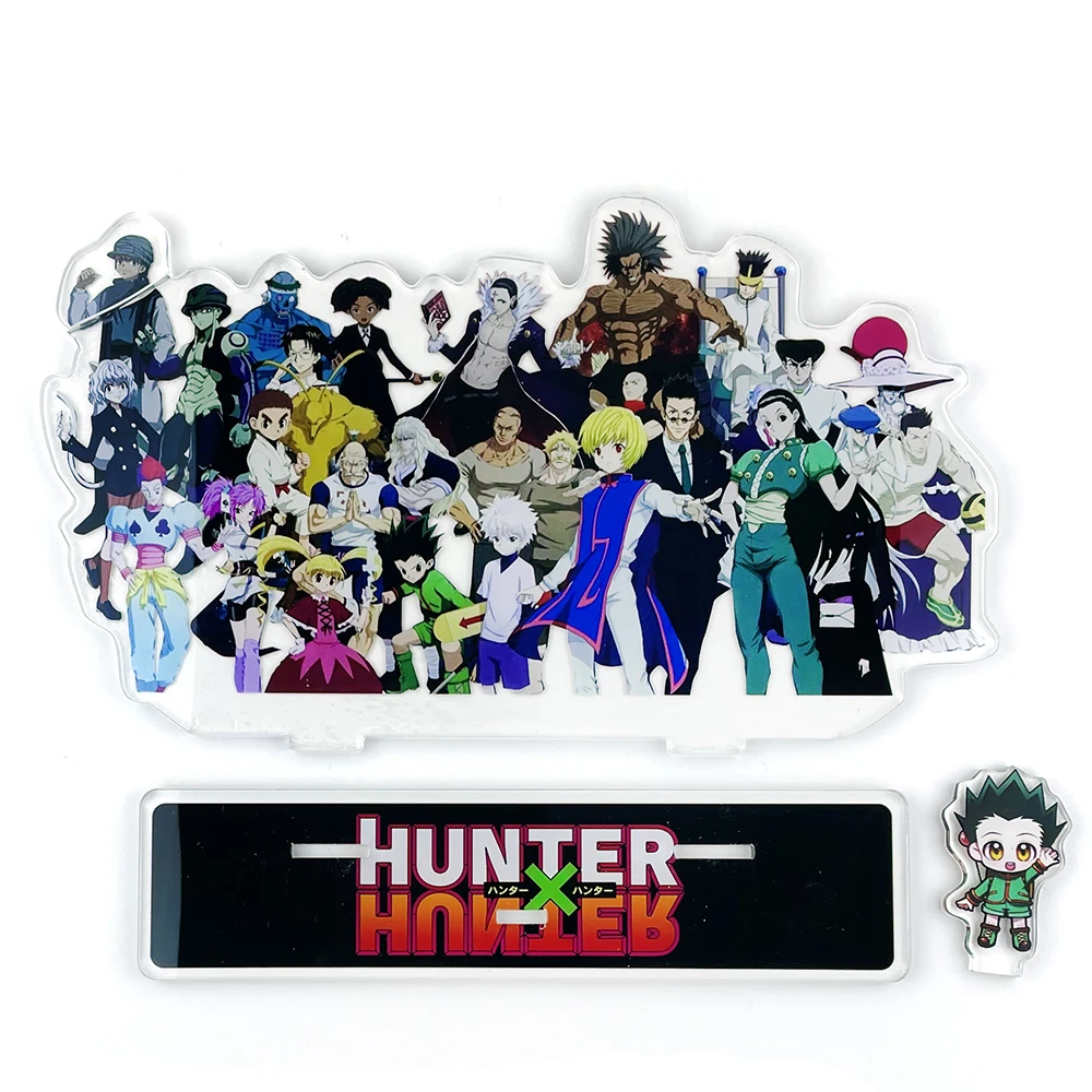 HUNTER group Killua Kurapika Hisoka Leorio Gon Meruem Chrollo фигурка на акриловой подставке Модель