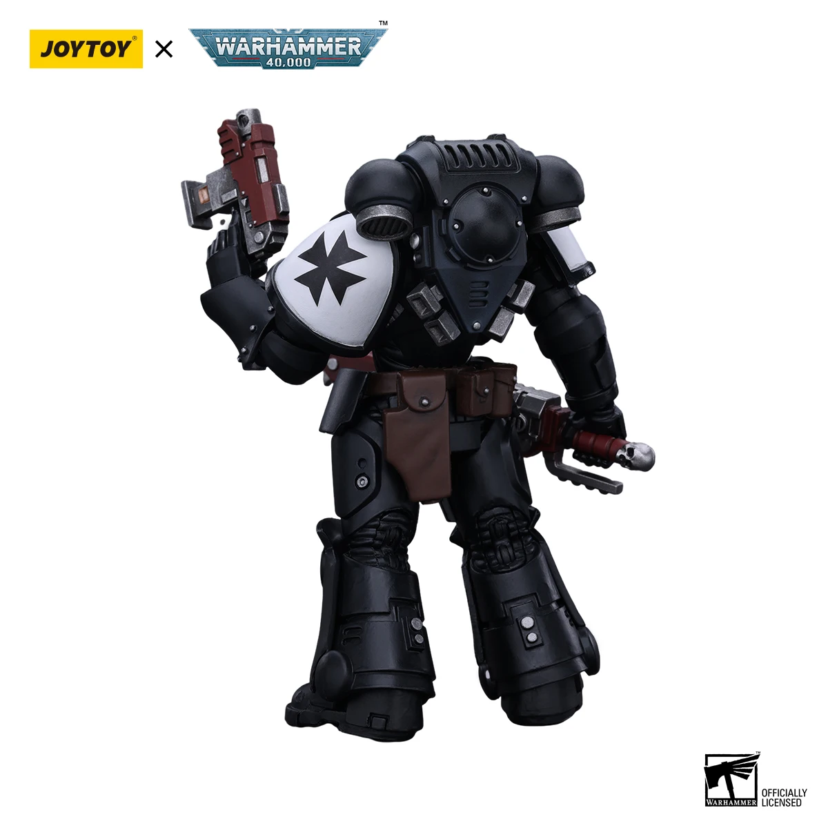 Фото [В НАЛИЧИИ] JOYTOY Warhammer 40K 1/18 Фигурка Космическая морская пехота Черные тамплиеры Outriders Brother Valtus Аниме Военная модель №2