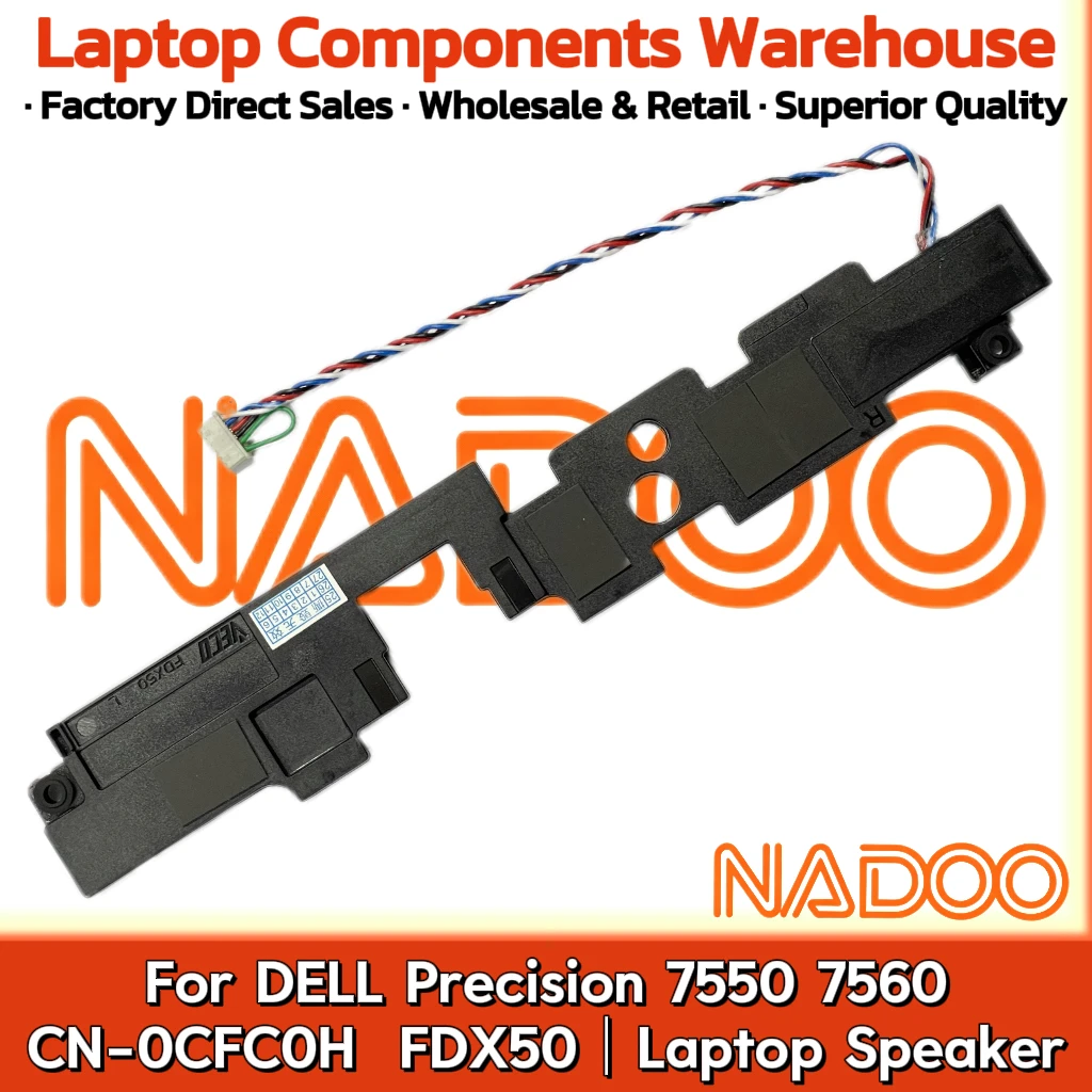 Фото Новый оригинальный аудиодинамик для ноутбука DELL Precision 7550 7560 CN-0CFC0H FDX50, встроенный динамик, аудиосистема №2