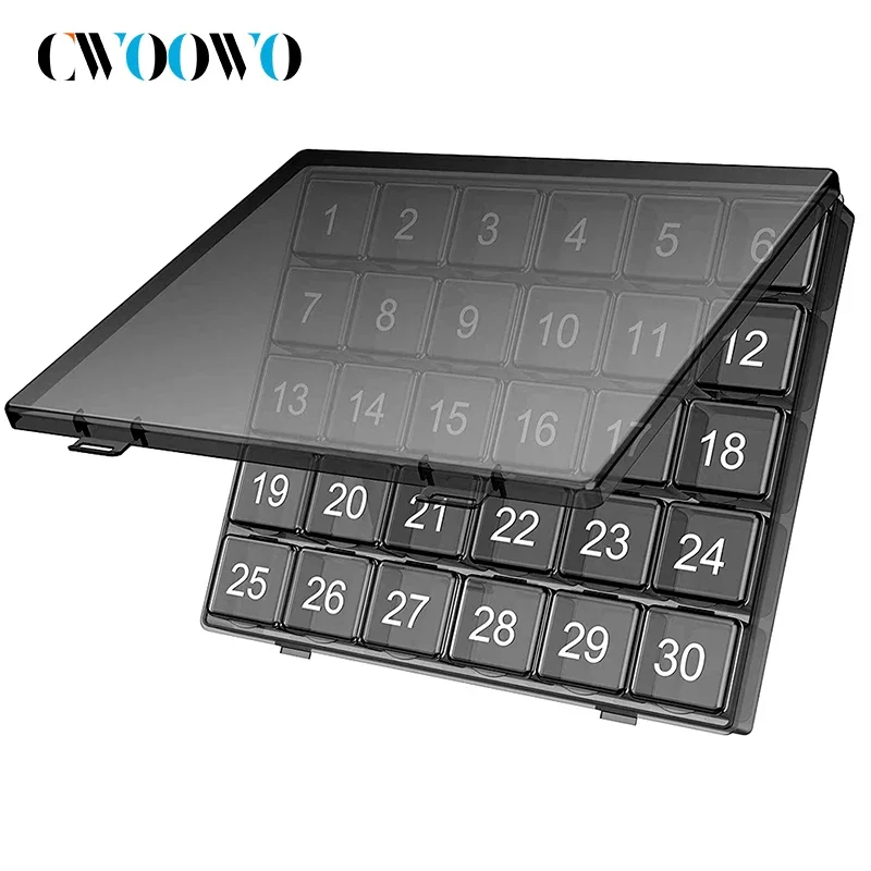 1 шт. большой ежемесячный органайзер для таблеток коробка на 30 дней день