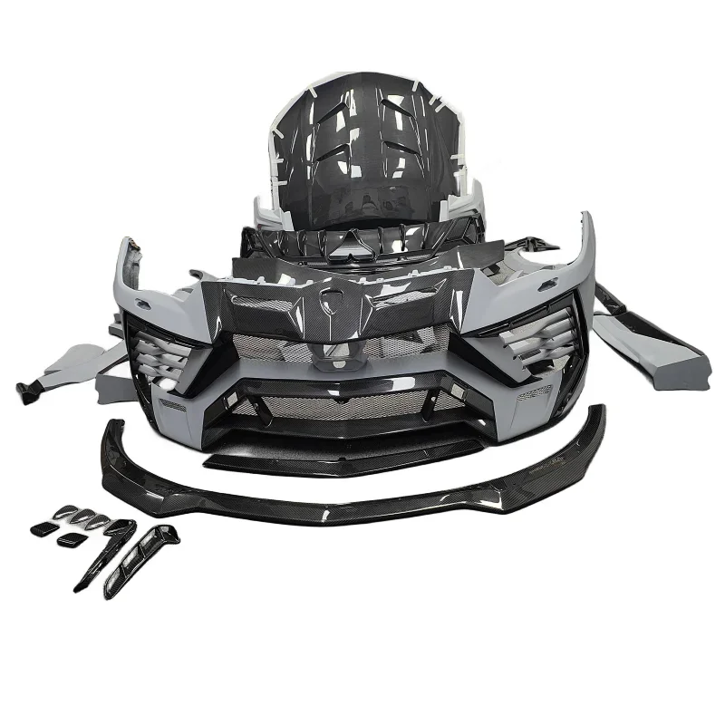 Передние и задние бамперы из стекловолокна углеродного волокна M-стиль боковые