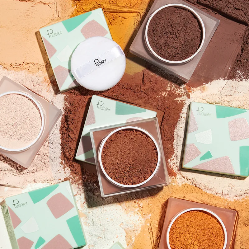 

Pudair Loose Powder Makeup Oil Control Moisturizing Brightening Concealer Light Breathable Waterproof Oil Control Wholesale