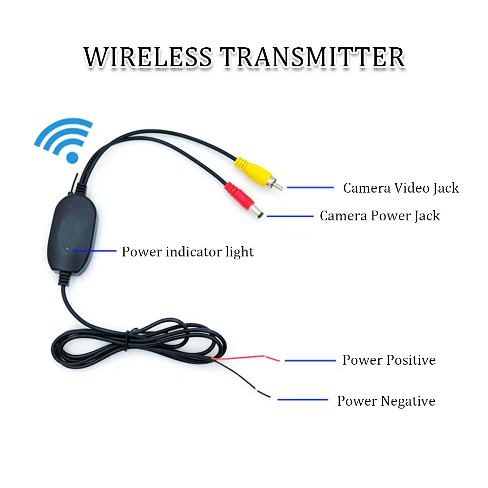 Беспроводной передатчик для камеры заднего вида автомобиля 12 В 2 4 ГГц