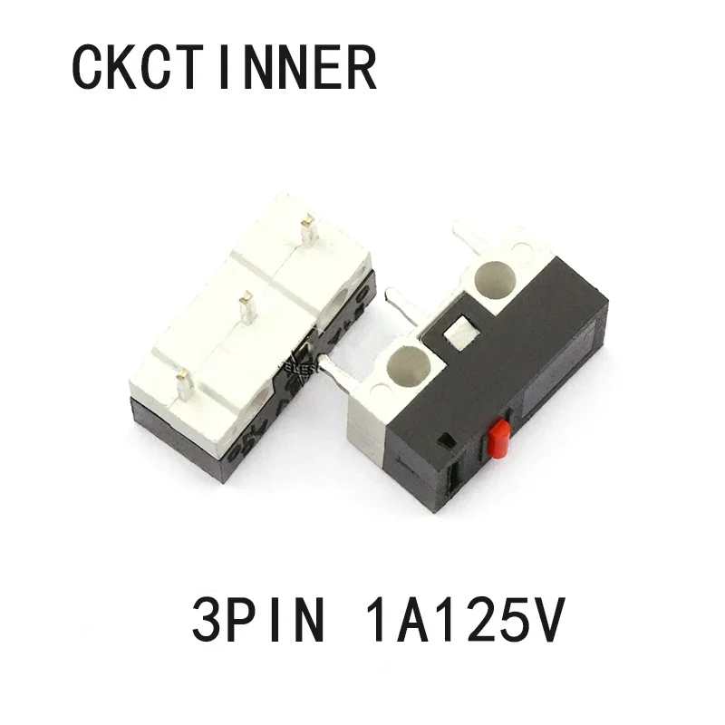 10 шт. 3-контактный микропереключатель микромышь штатив колесная ручка 1 А В
