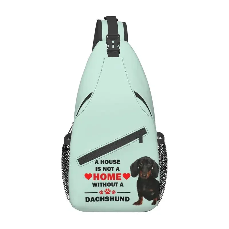 

Мужской нагрудный рюкзак «такса», с ремнем через плечо