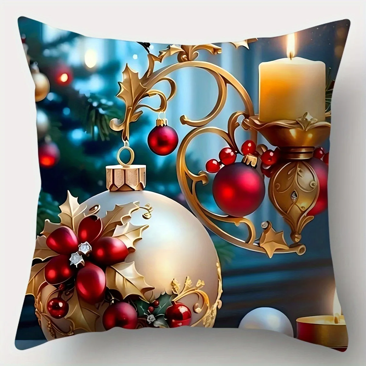 

Наволочка из полиэстера велюра 40x40 см