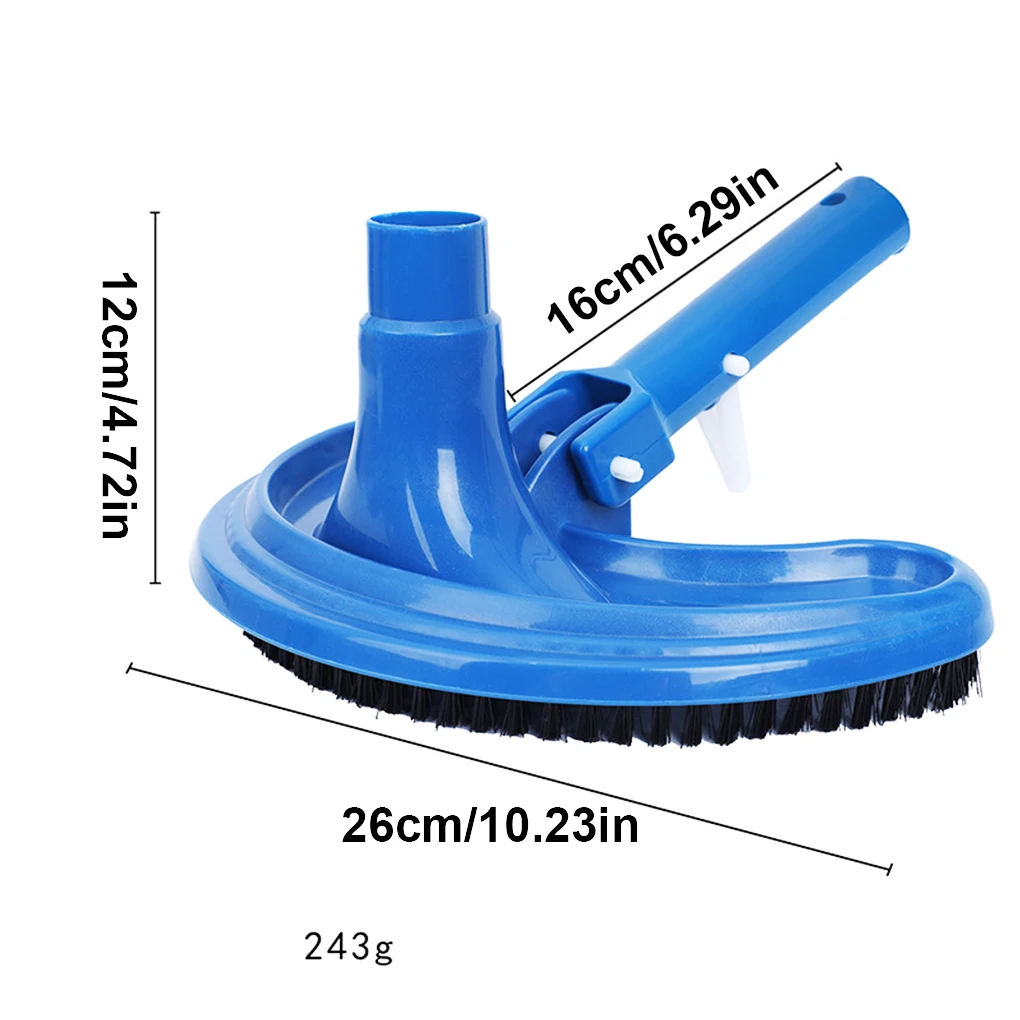 

Vacuum Head Brush Cleaner Pool Suction Head Brush Cleaner Half Moon Flexible Swimming Pool cleaning tool Curved Vacuum Head