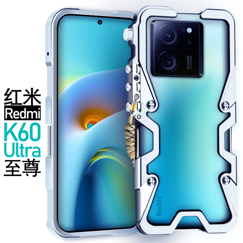 Роскошный армированный металлический алюминиевый чехол для телефона бампер Xiaomi