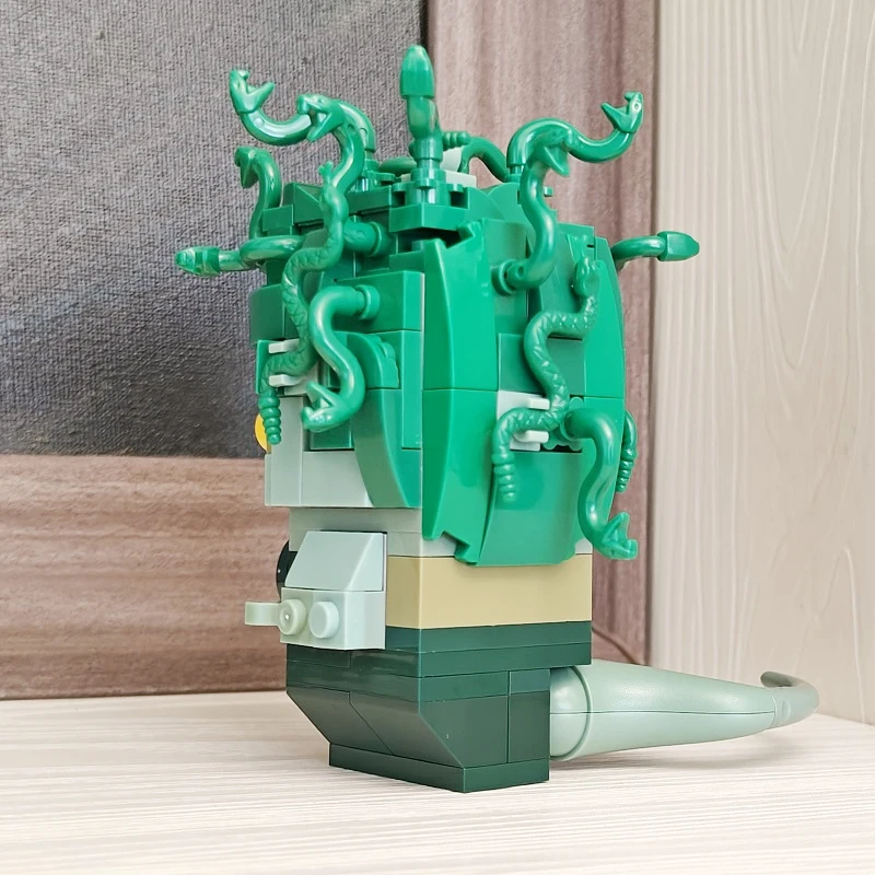 Конструктор Medusa BRICKHEADZ из АБС-пластика мини Экшн-фигурки игрушки