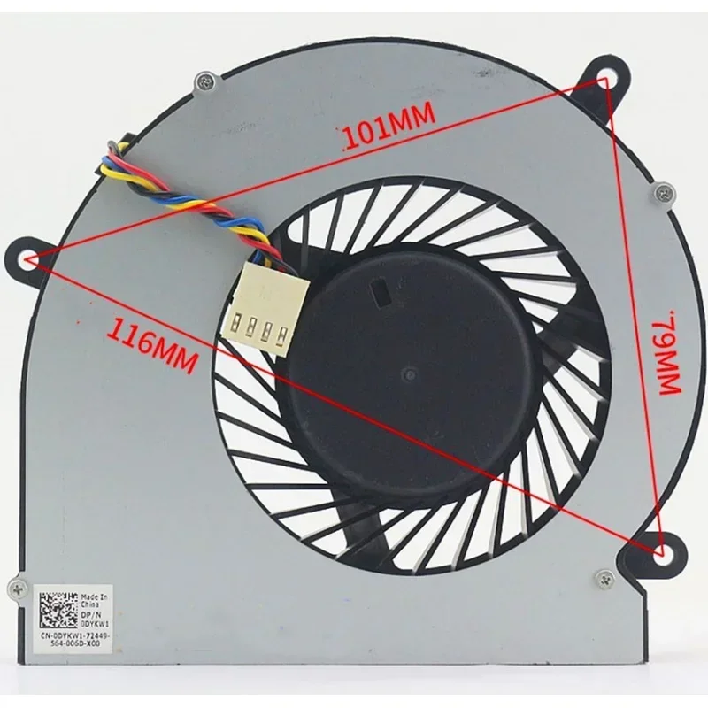 Новый оригинальный охлаждающий вентилятор для ноутбука DELL Inspiron 24-5459 V5450 5460 5459
