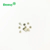 denxy 50pcs high quality orthodontic lingual button weldable type dental button orthodontic buttons orthodontic bracket