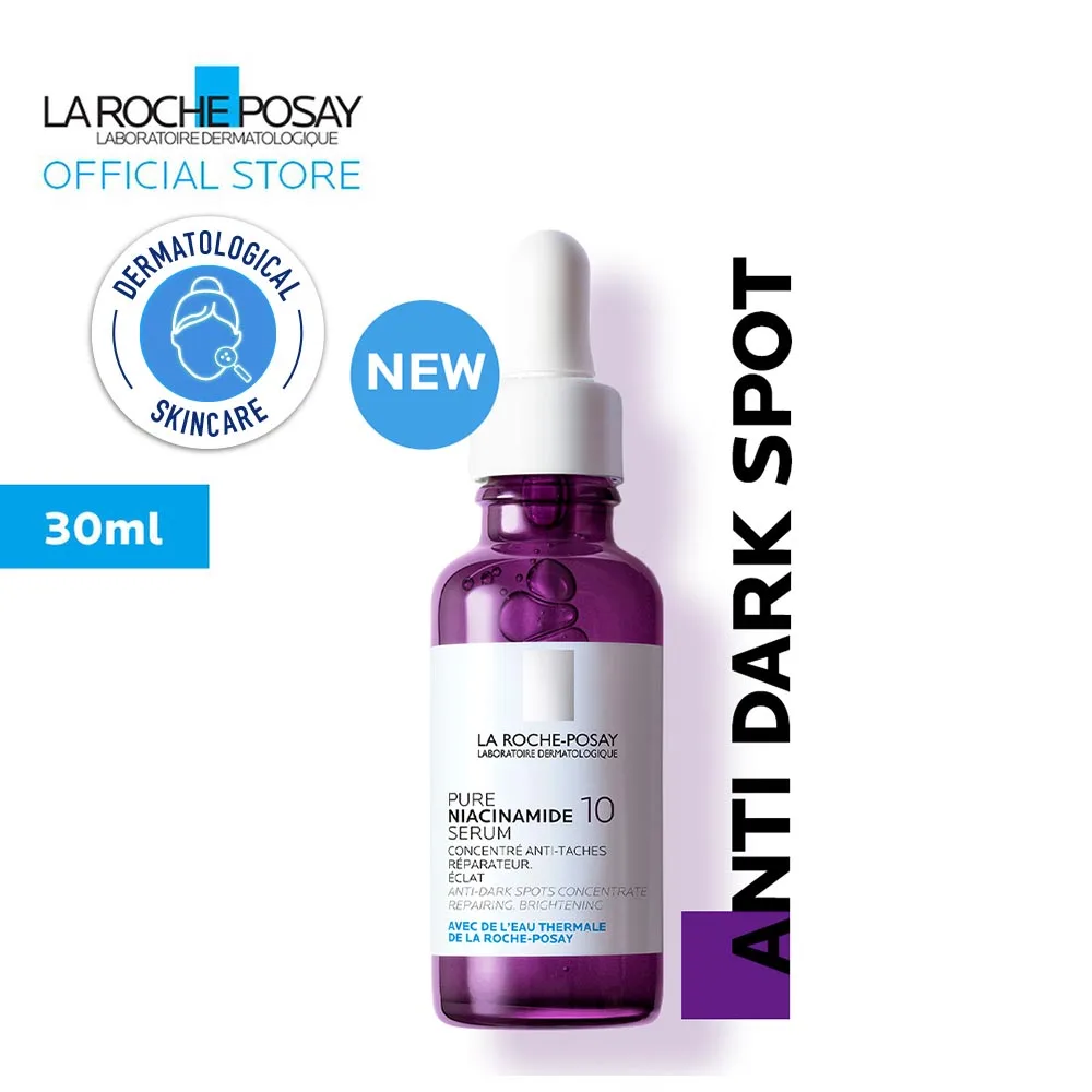 

La Roche Posay чистый Ниацинамид 10 сыворотка 30 мл осветляет и увлажняет пигмент против темных пятен неровный тон кожи эссенция уход за лицом 30 мл