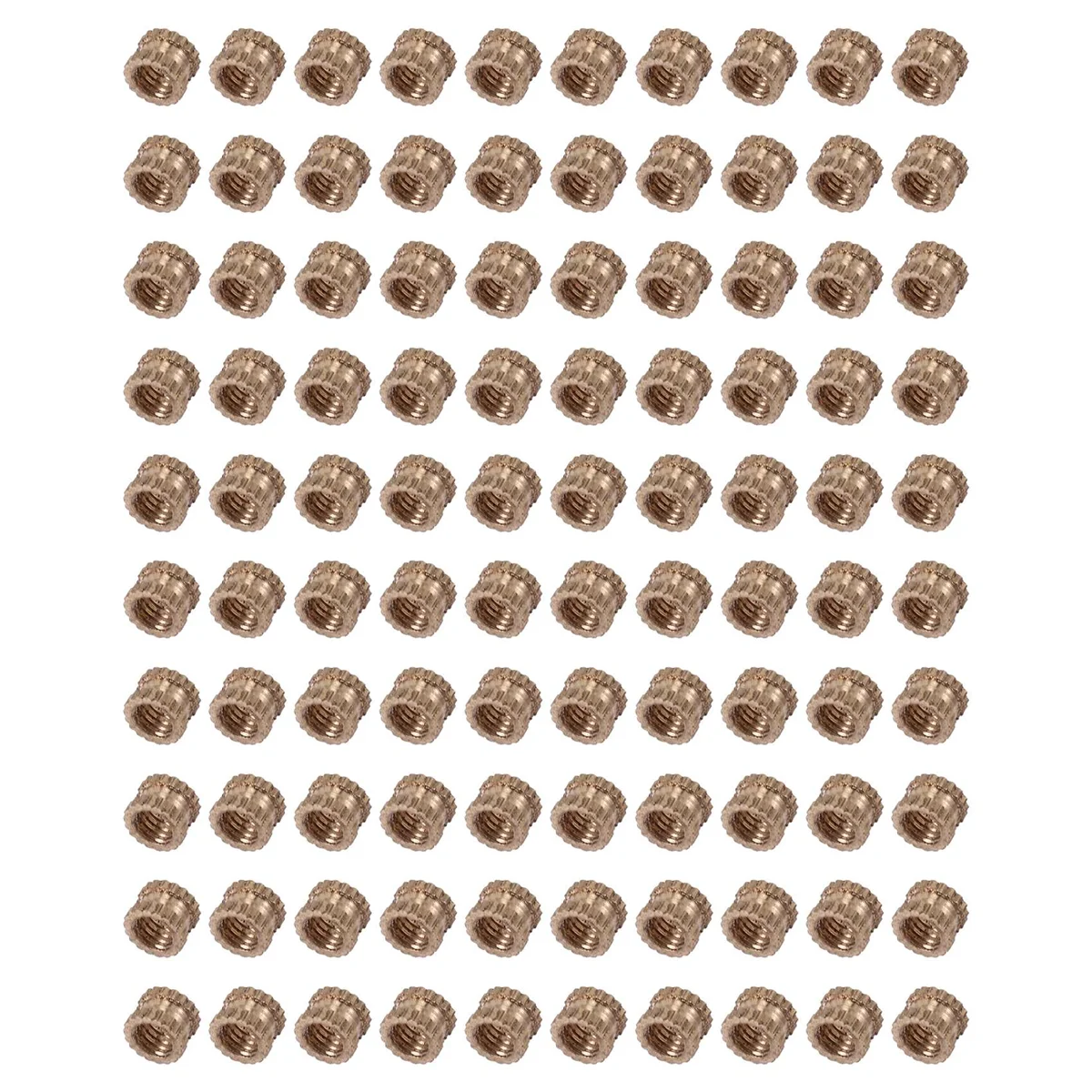 M3 x 3 мм внутренняя резьба латунные резьбовые вставки с накаткой вставные гайки 100