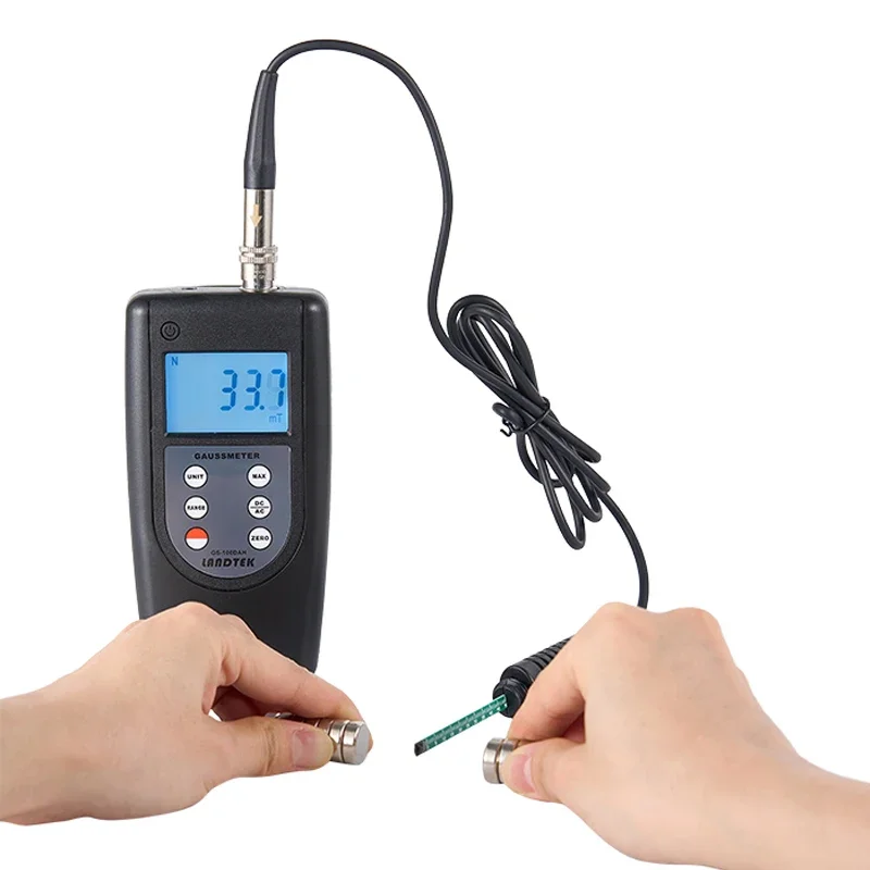 Фото Détecteur Champ Magnétique rayonnement GS-100DAH 장tre and gauss num aand 1 Гц ~ 400 Гц DC/AC Mesure Force d'induction №1