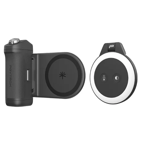 PGYTECH MagCam 2 Phone Grip Модульный комплект 3-в-1 Bluetooth-пульт дистанционного управления, ручка для зарядки и магнитная подставка для беспроводной зарядки MagSafe