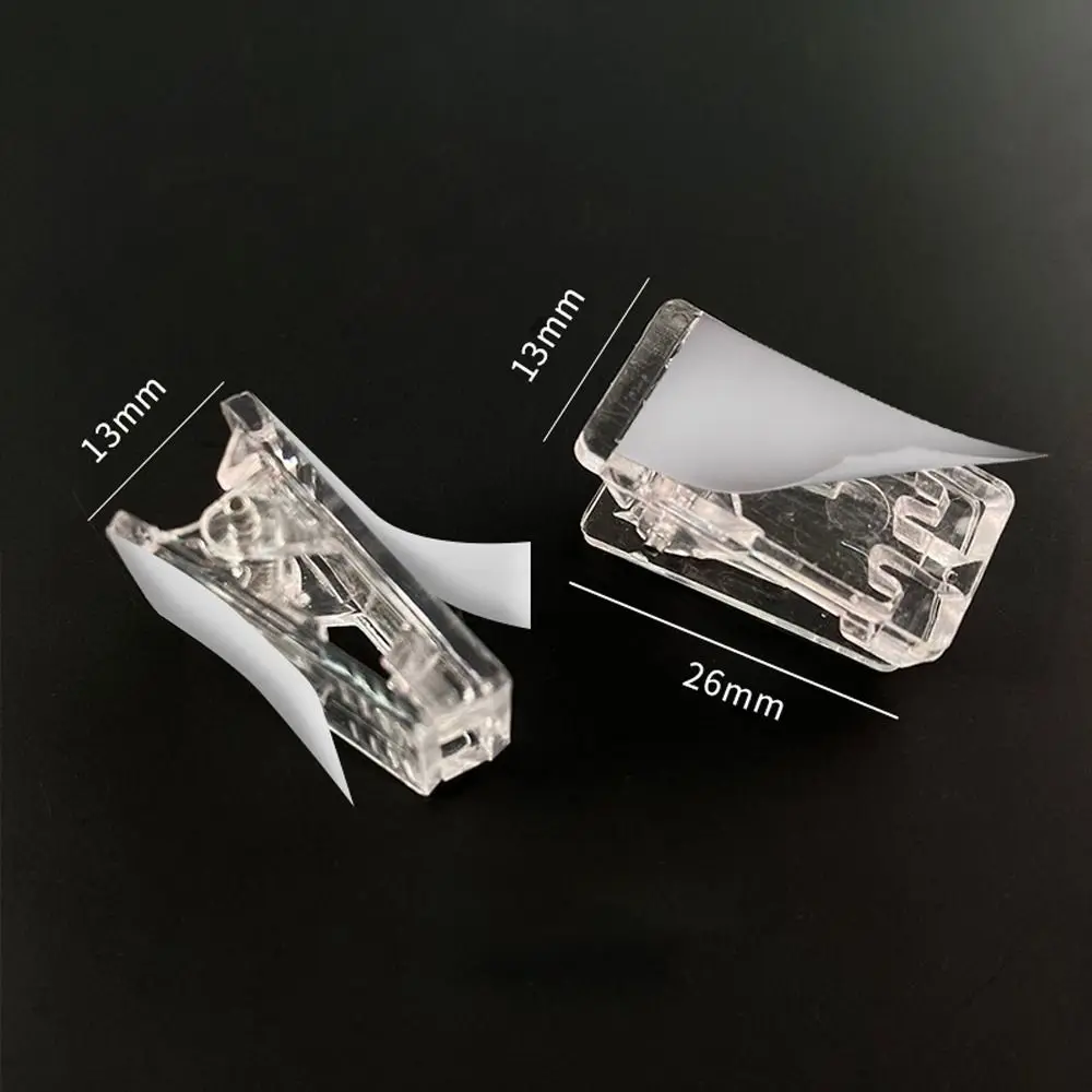 30 шт. самоклеящиеся зажимы для гобелена прозрачные акриловые липкие постер фото